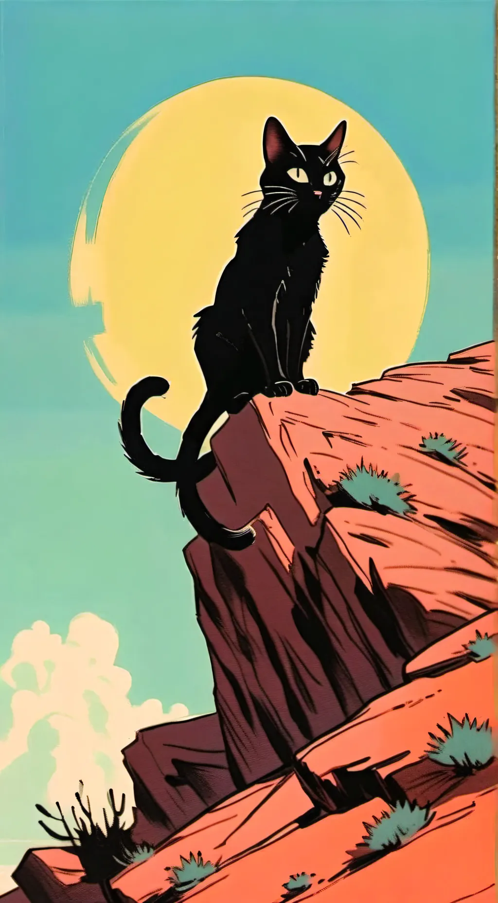 ai character: Batman meme background