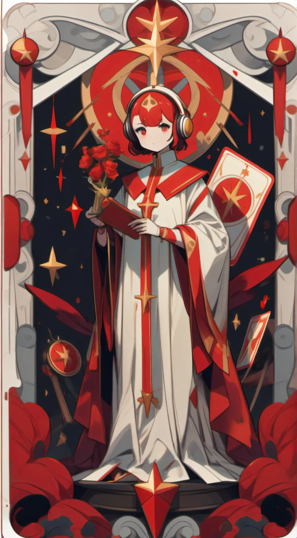 ai character: robot de amor background