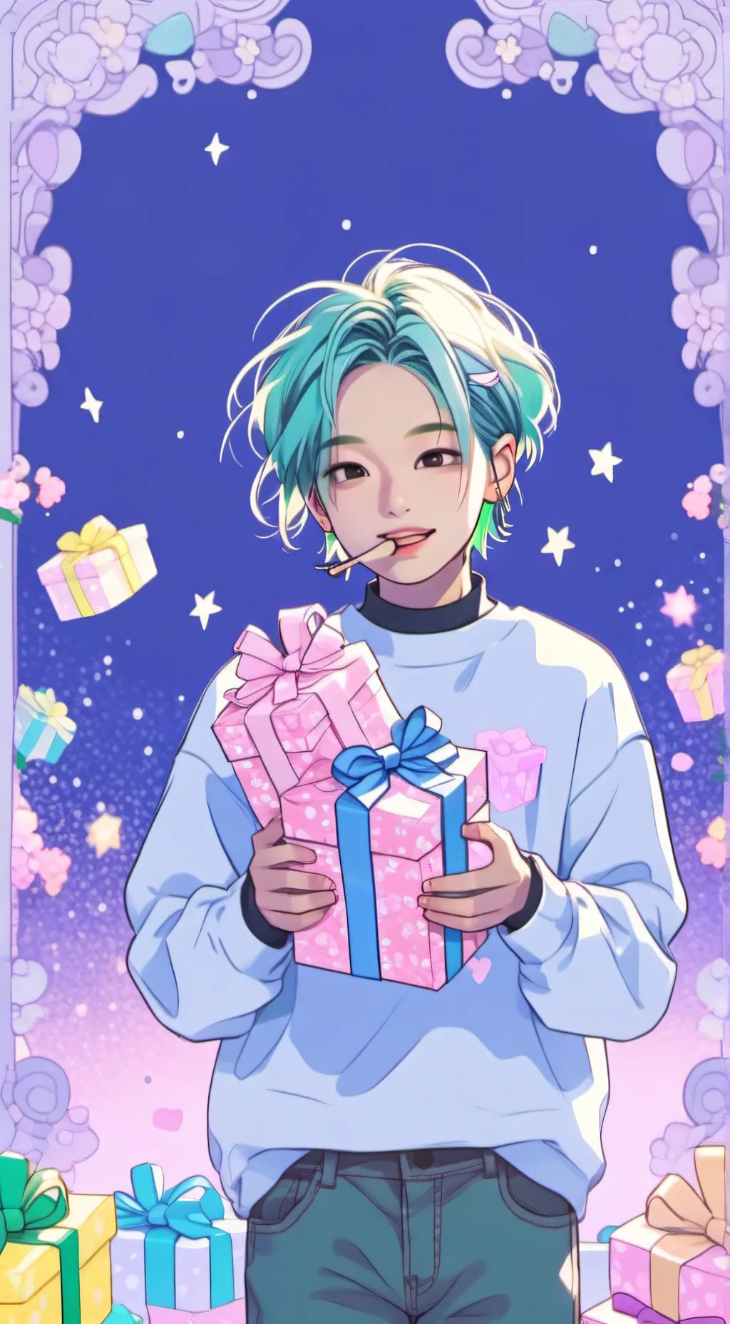 ai character: felix  background