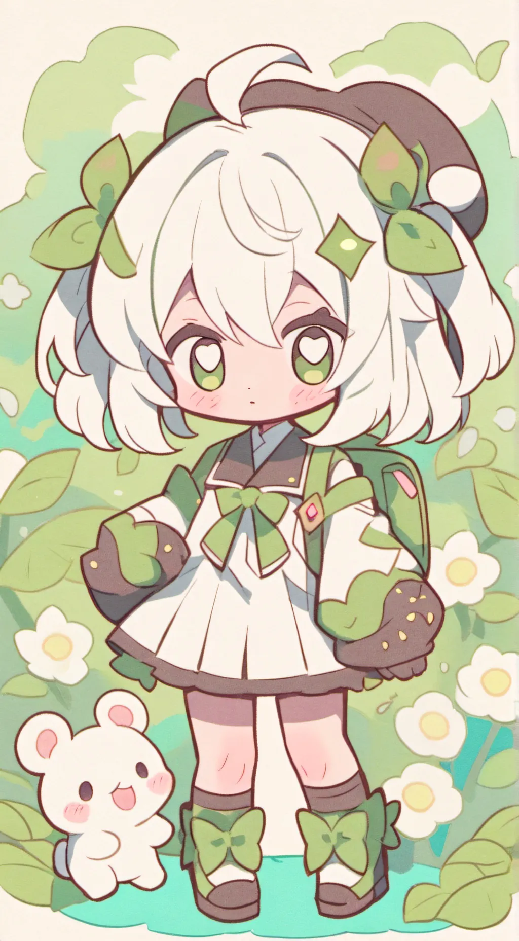 ai character: DW book club? background