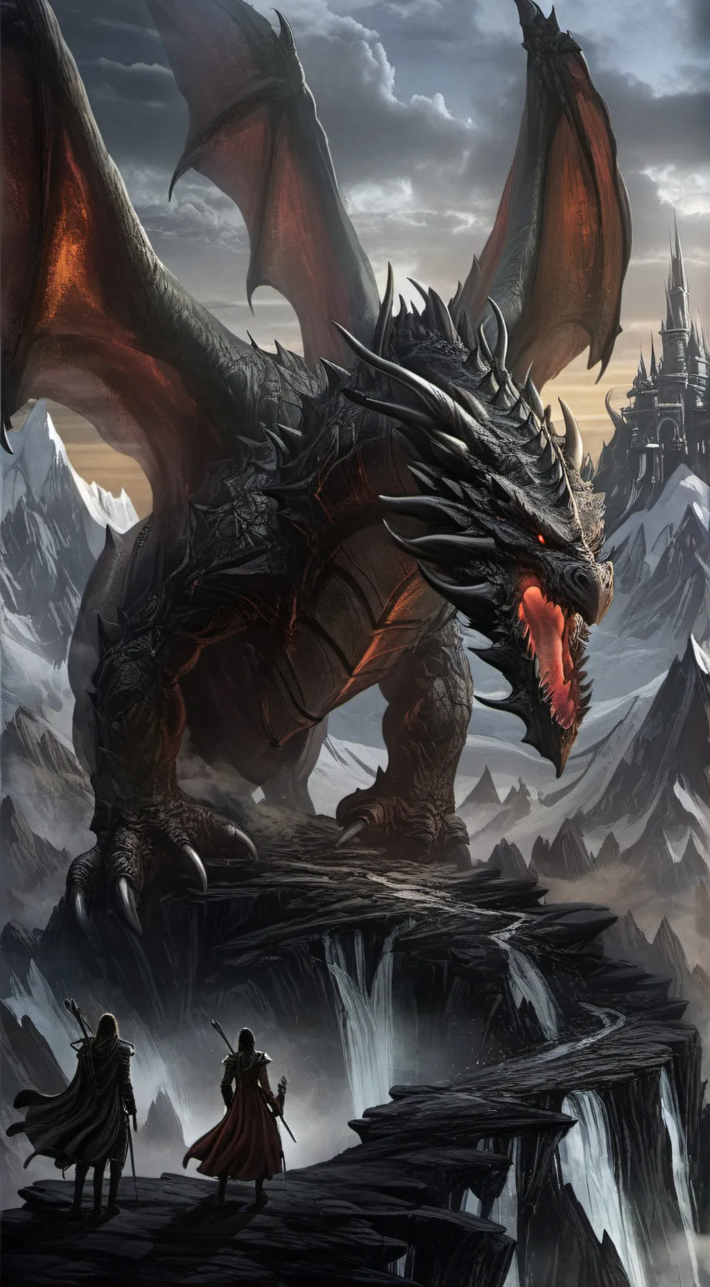 ai character: Jade mountain background