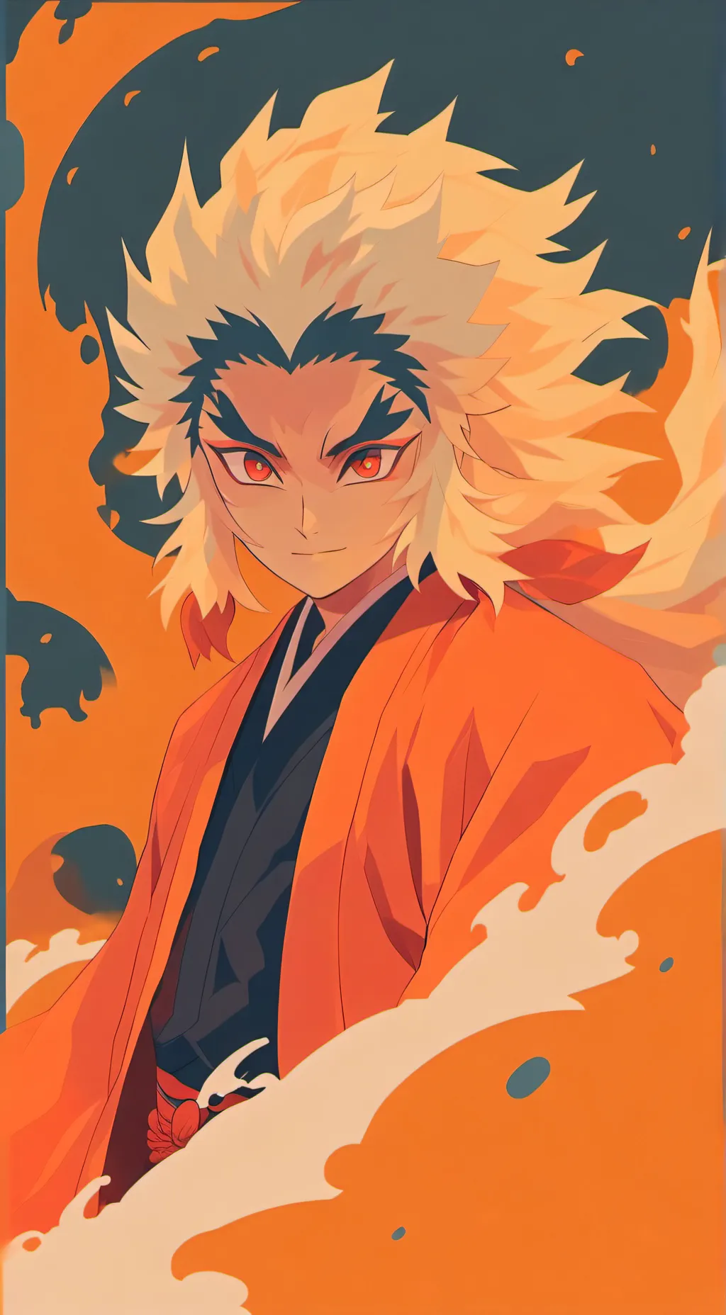 ai character: Rengoku background