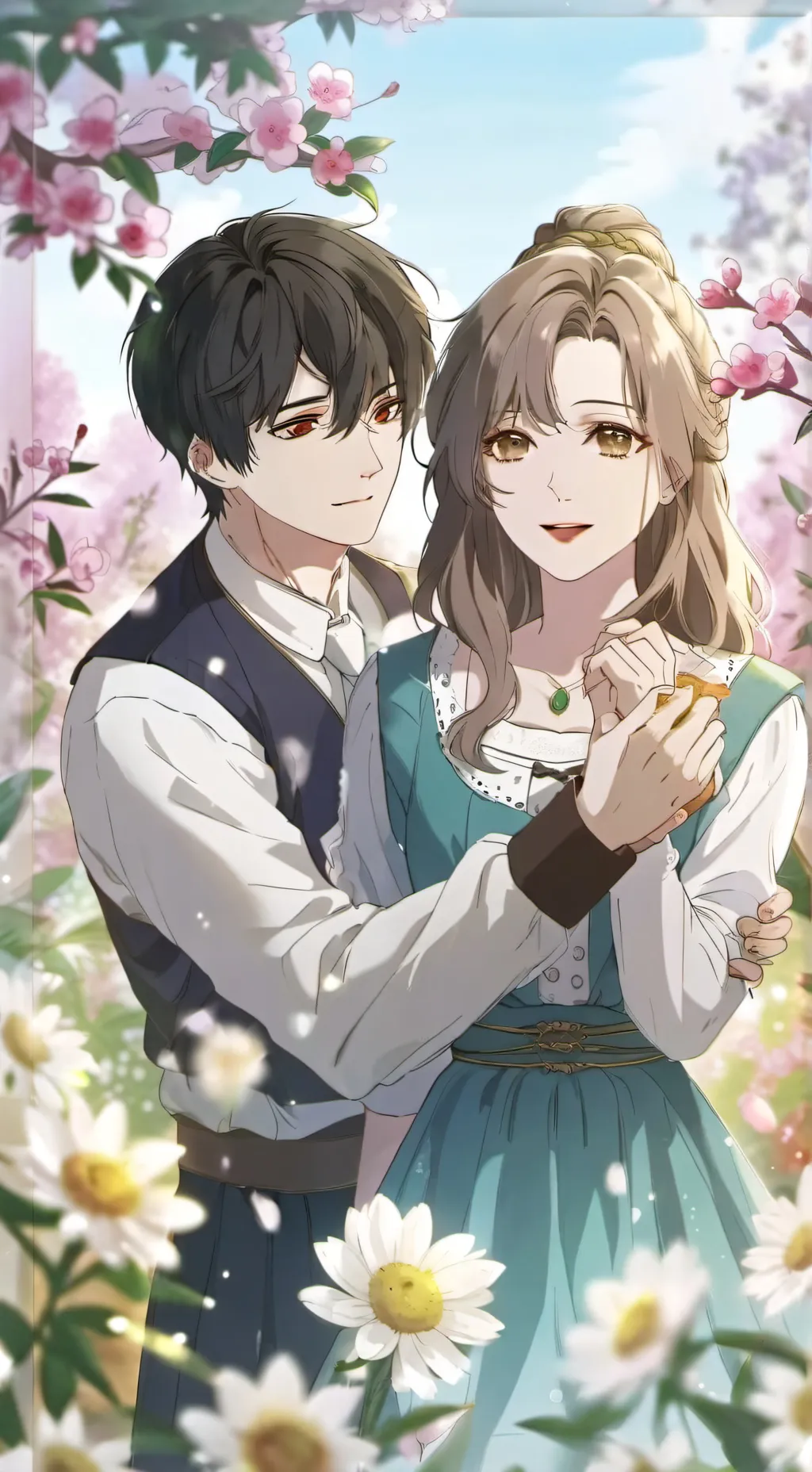 ai character: мама,папа background