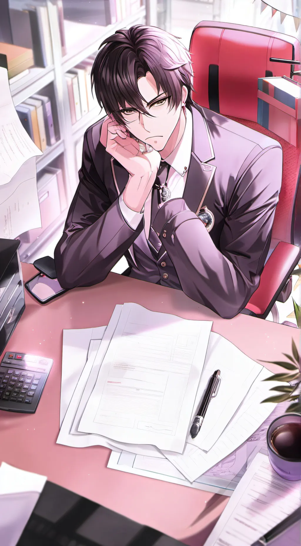 ai character: Ezra the Gloomy Complainer background