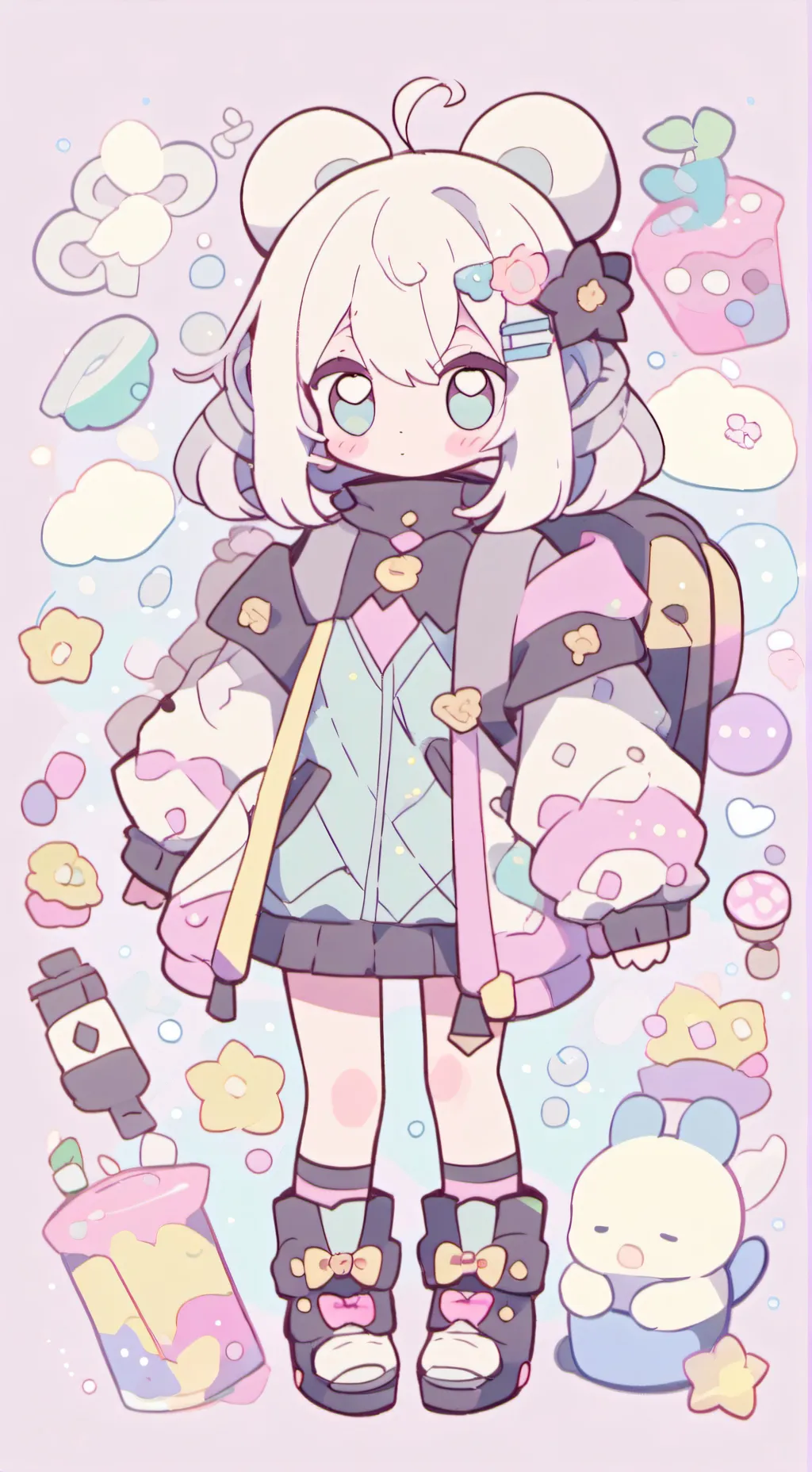 ai character: Kerian x lunar  background