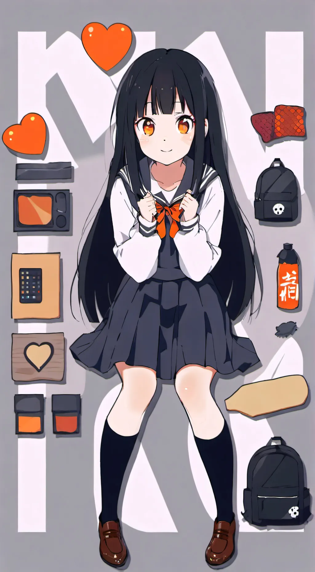 ai character: Aphmau Yandere background