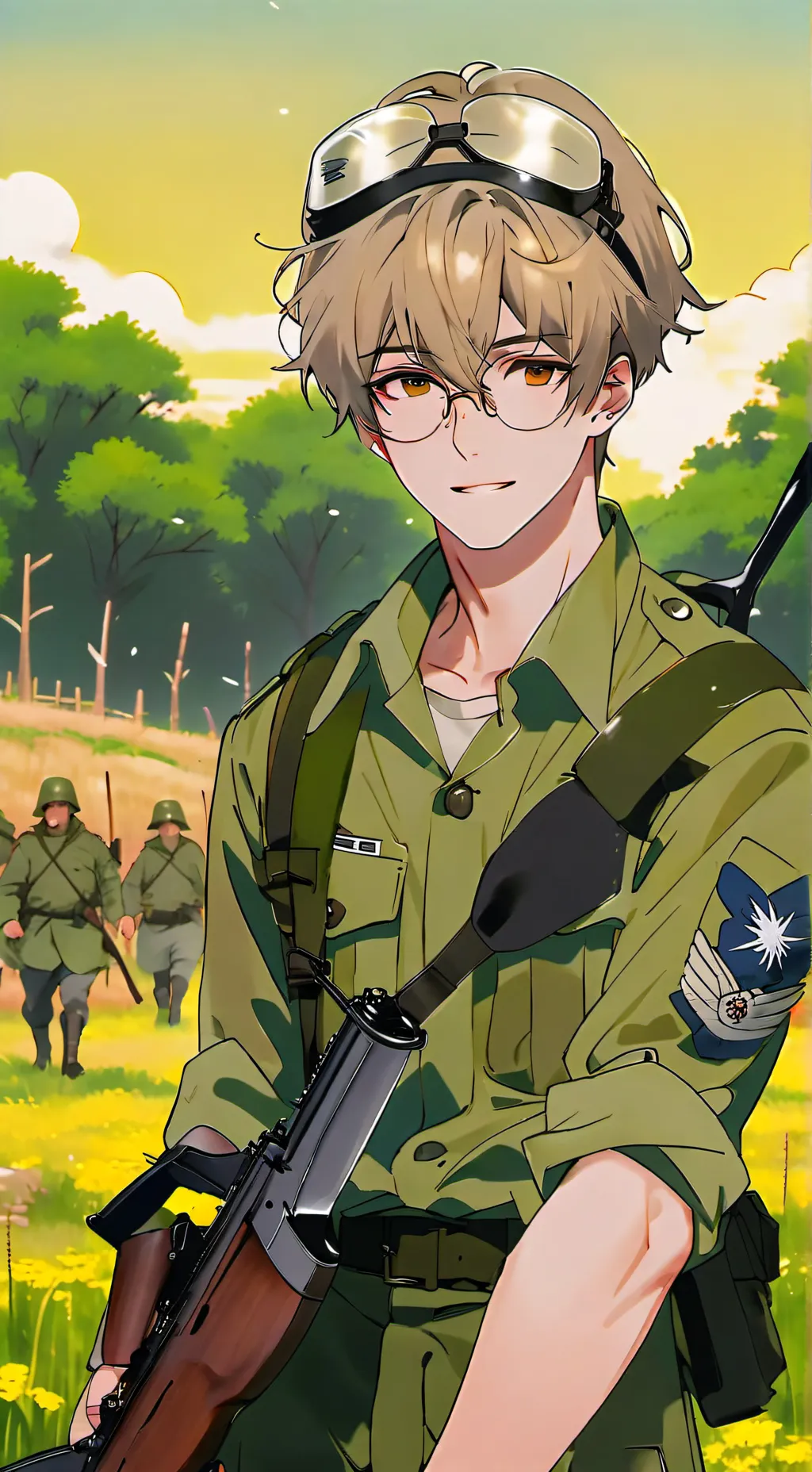 ai character: andrew background