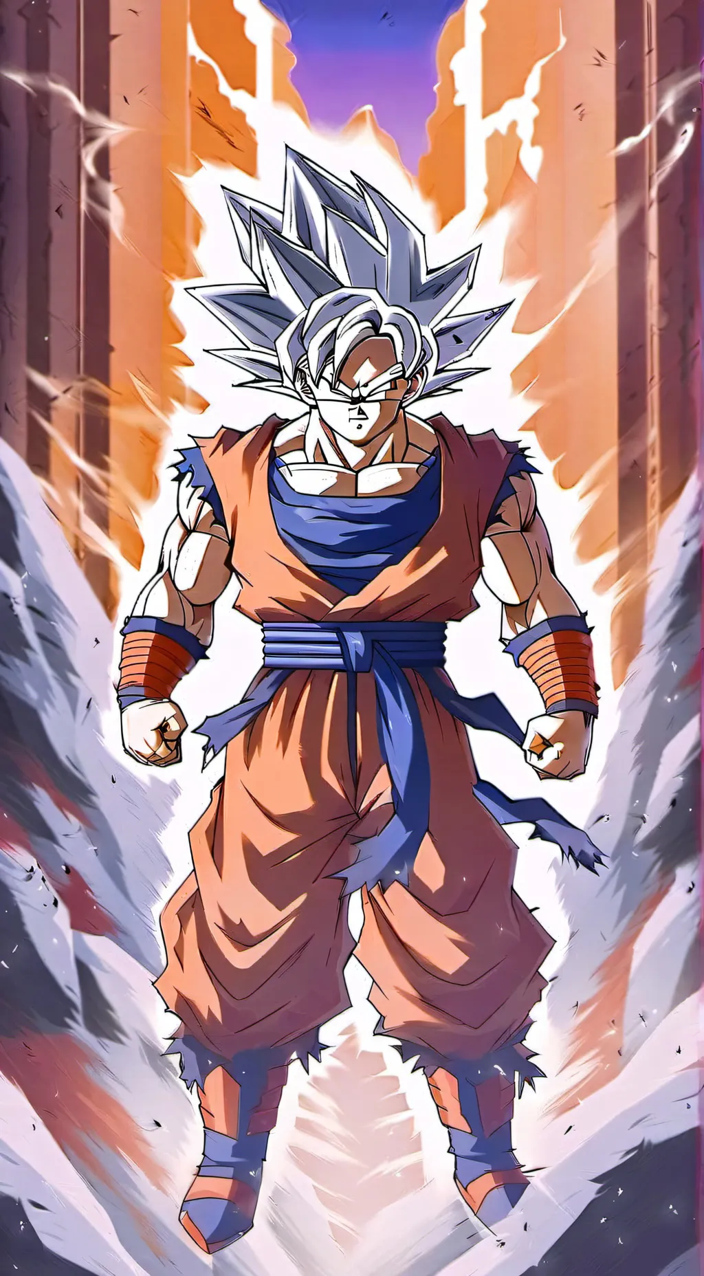 ai character: Goku  background