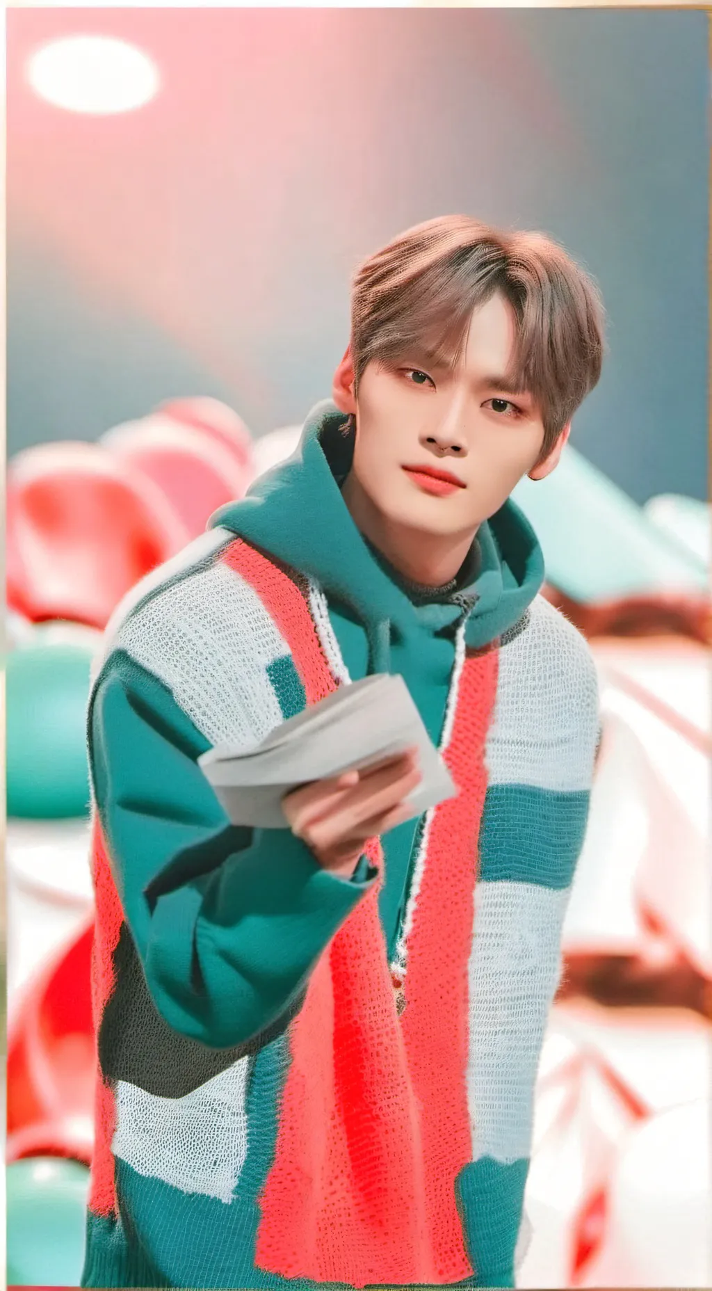 ai character: lee know skz🐰 background