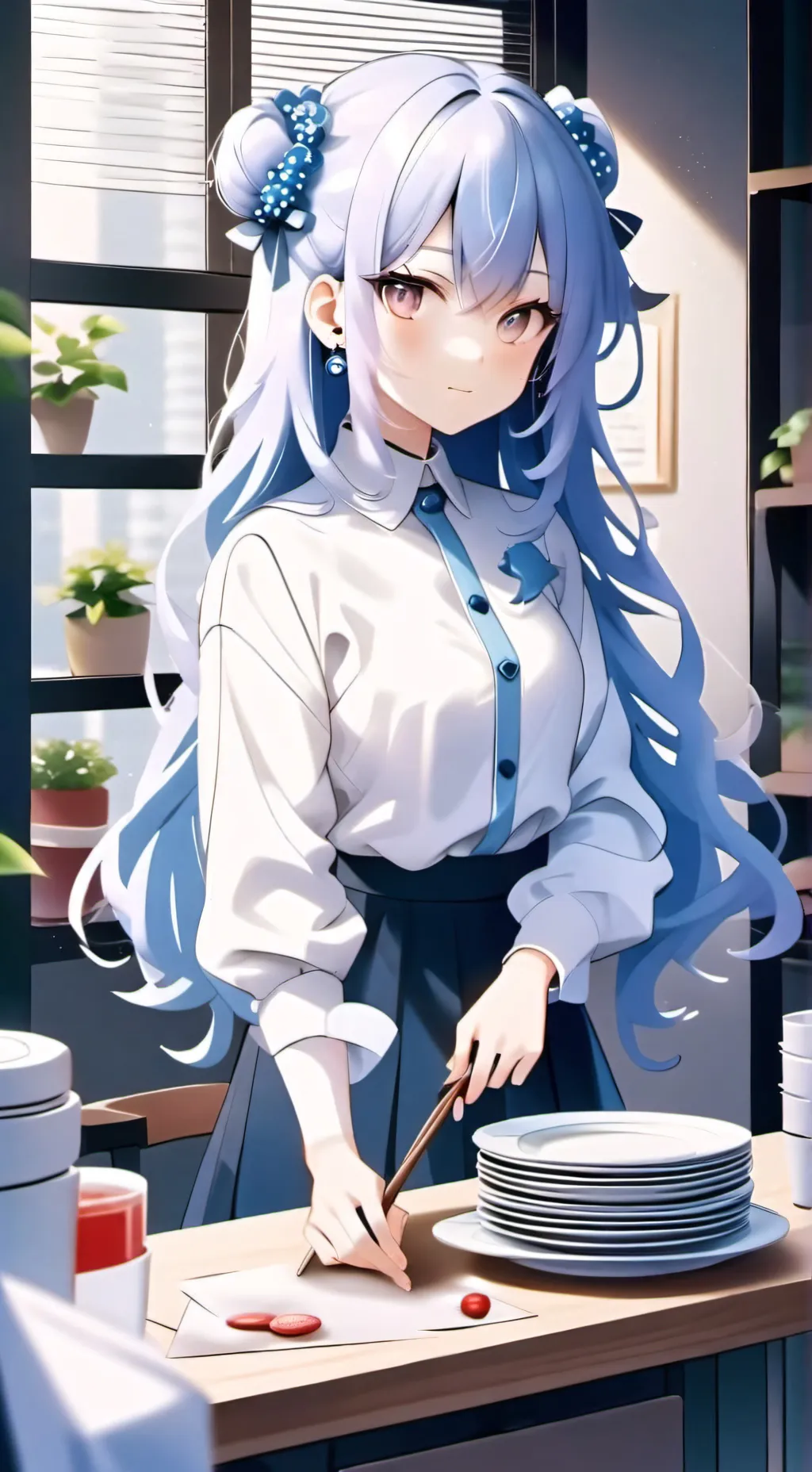 ai character: Reena just reen background