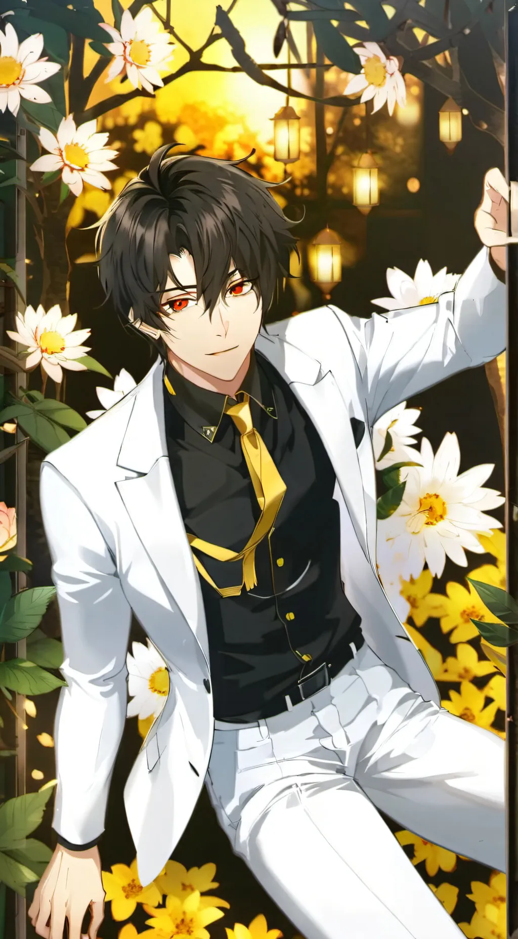 ai character: mark background