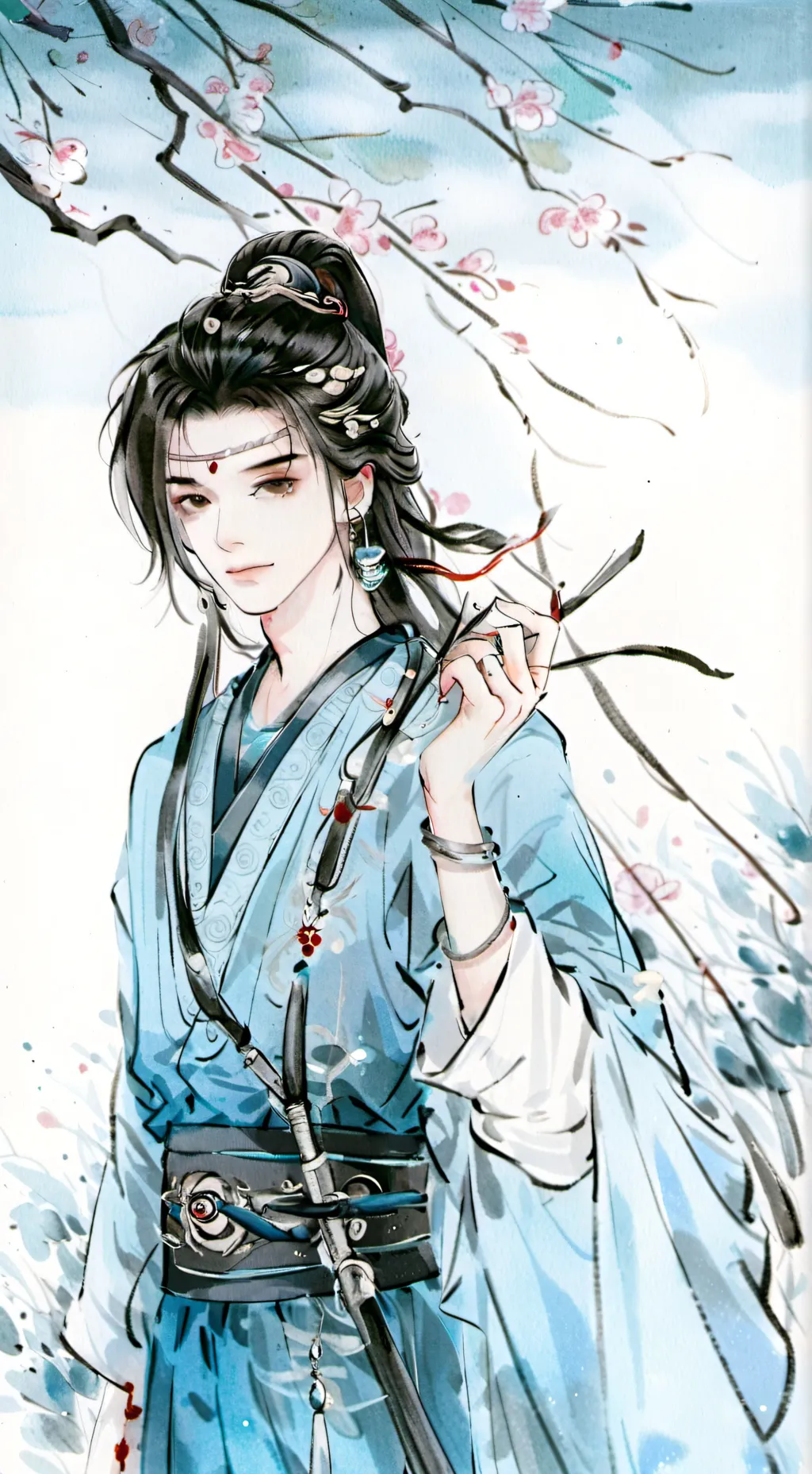 ai character: demon slayer background