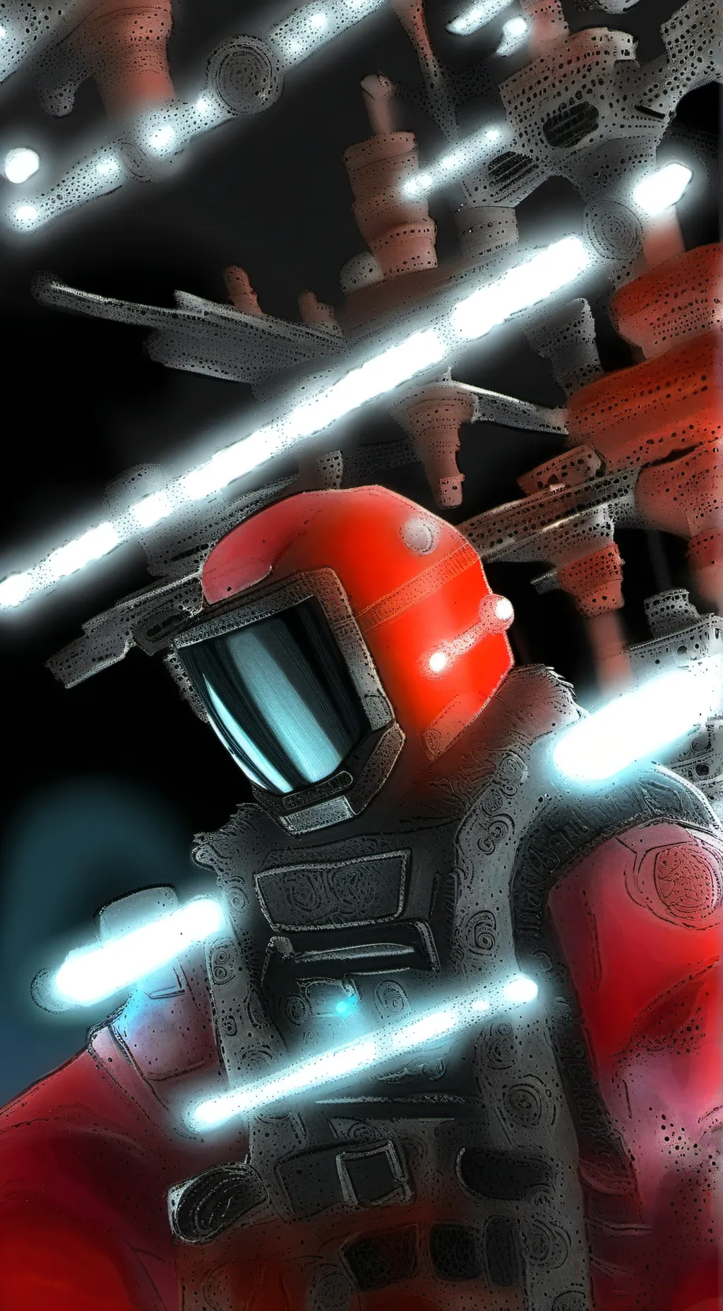 ai character: EL ROBOT DE SANTY background