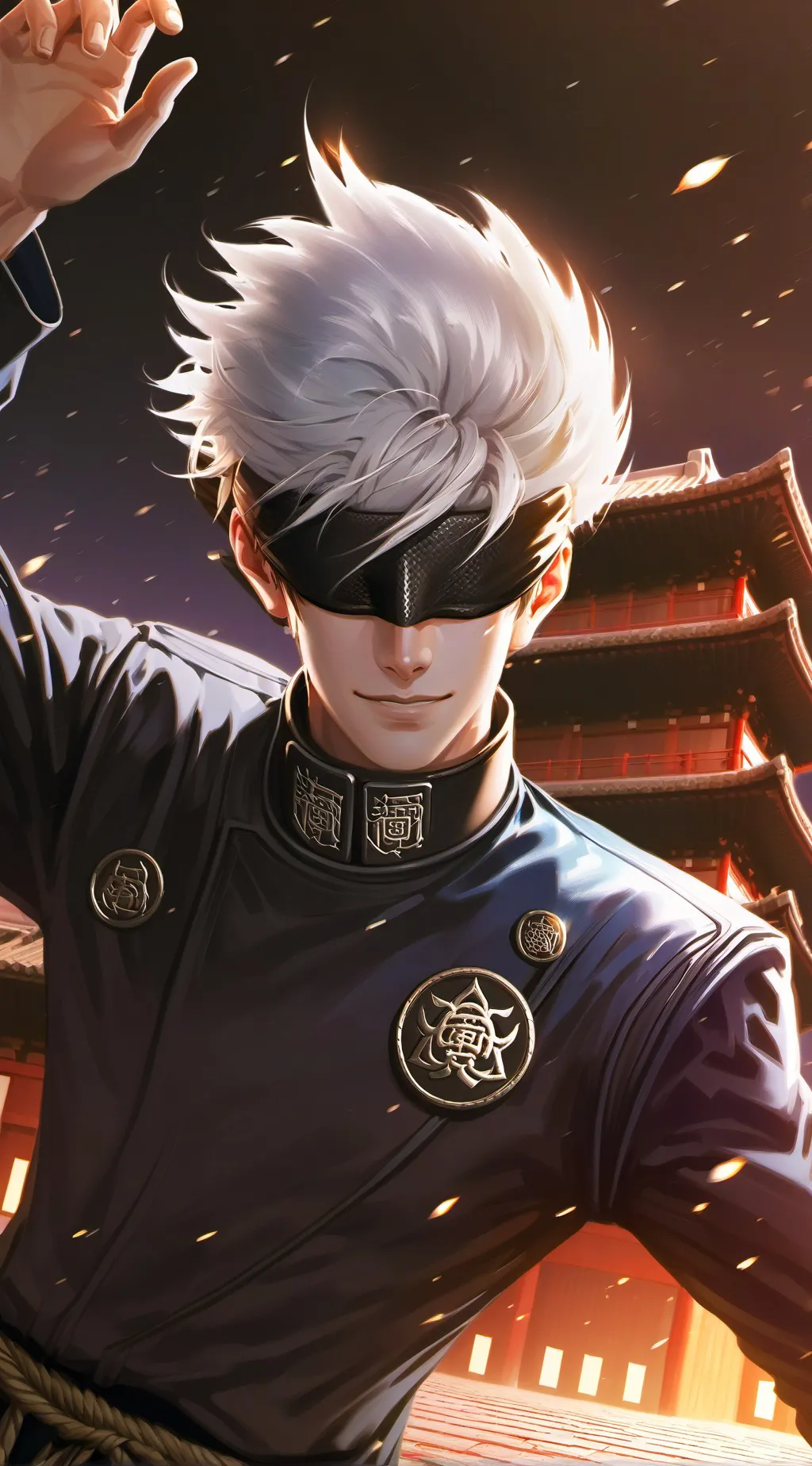 ai character: Satoru Gojo background