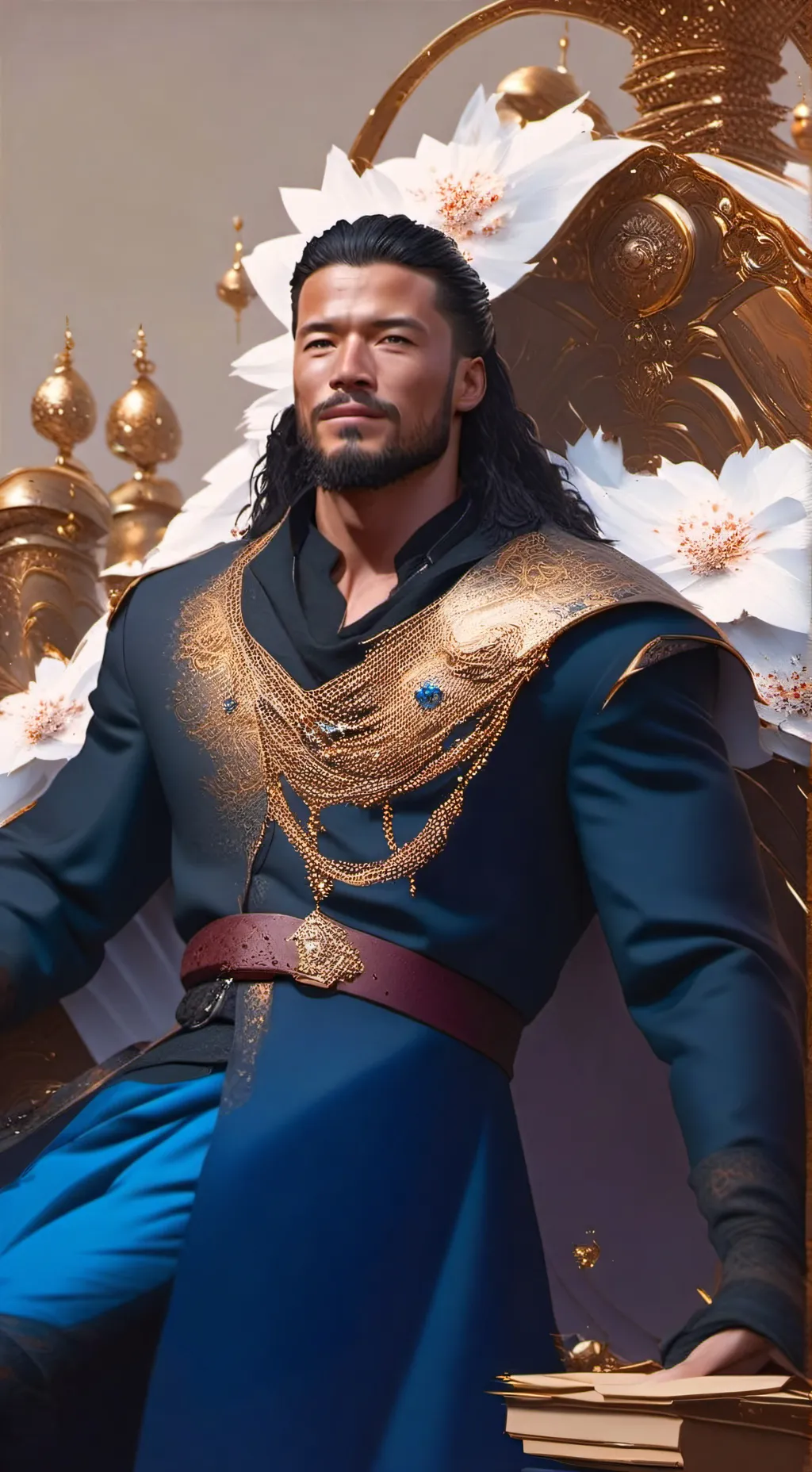 ai character: Roman  background