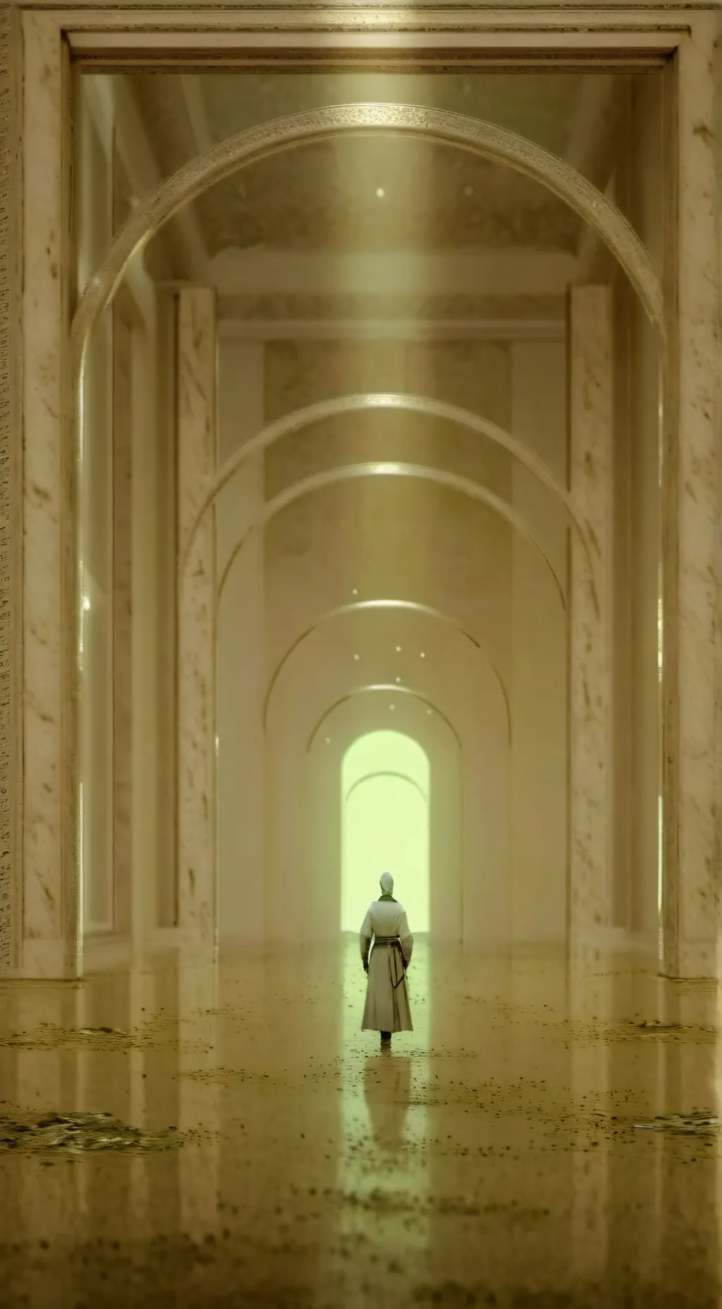 ai character: backrooms background