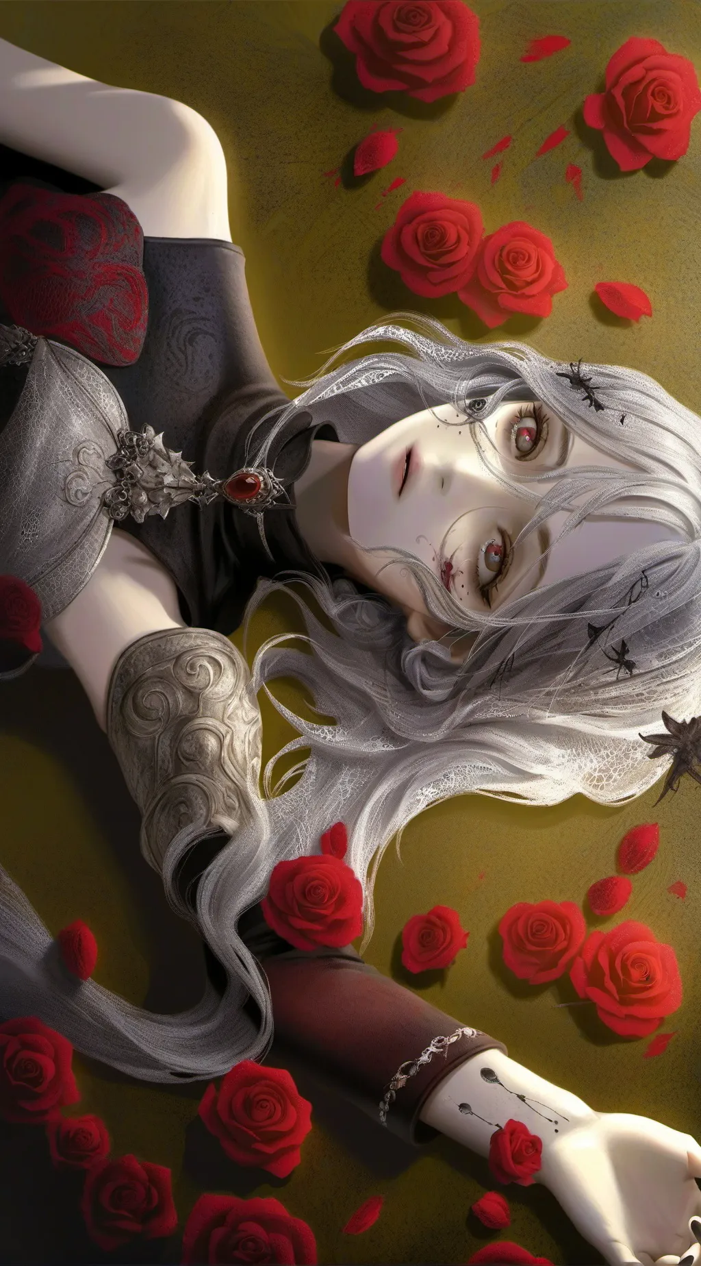 ai character: Dead girl background