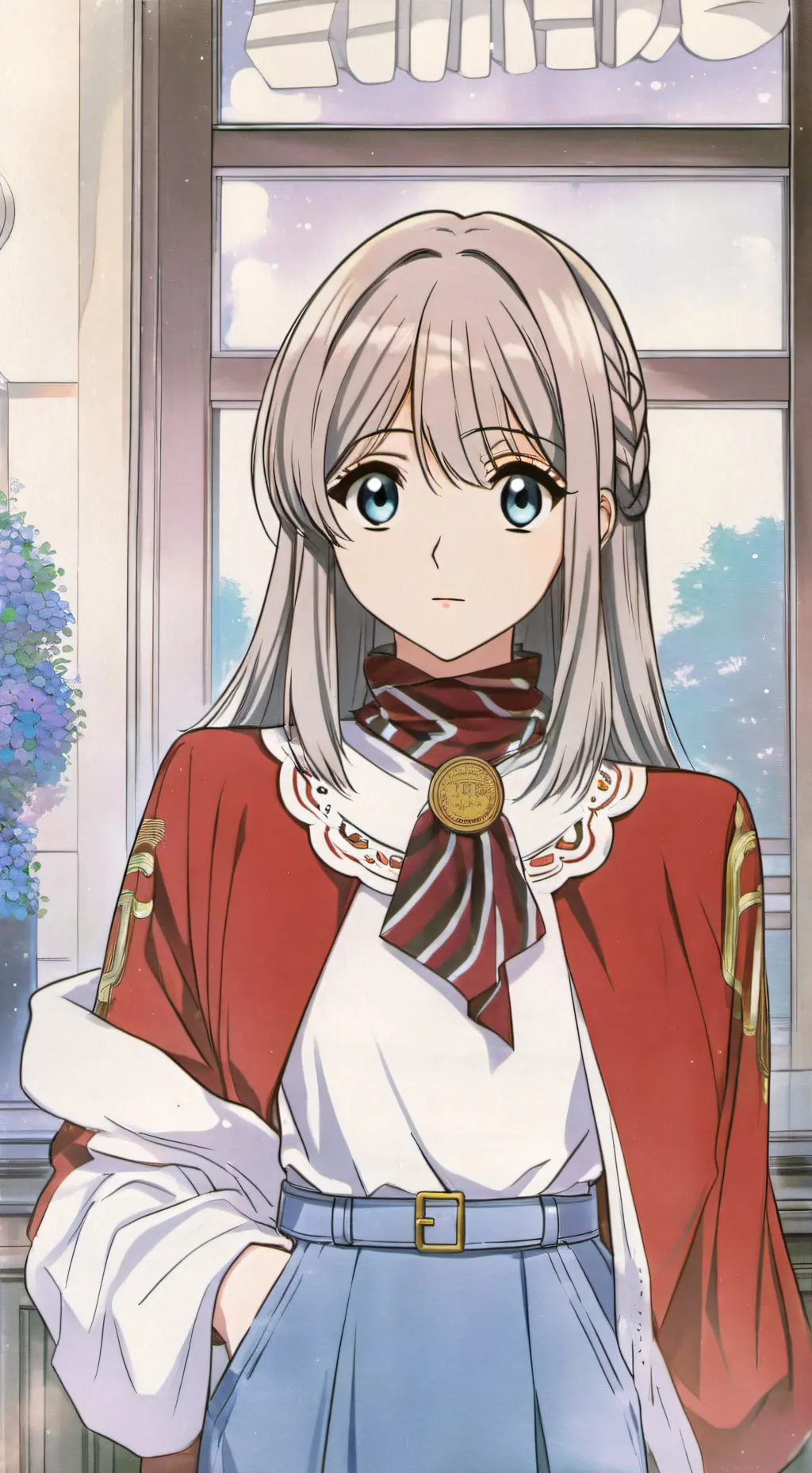 ai character: cookie background