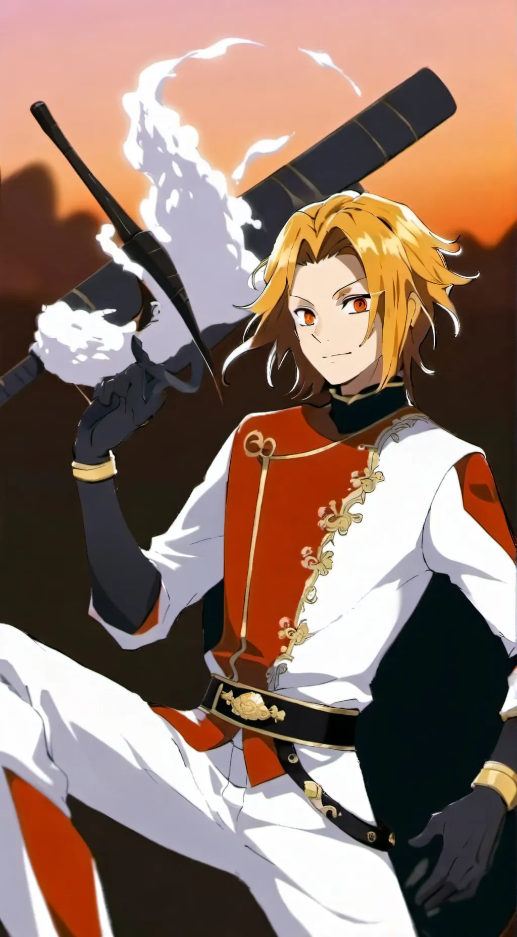 ai character: Denki background