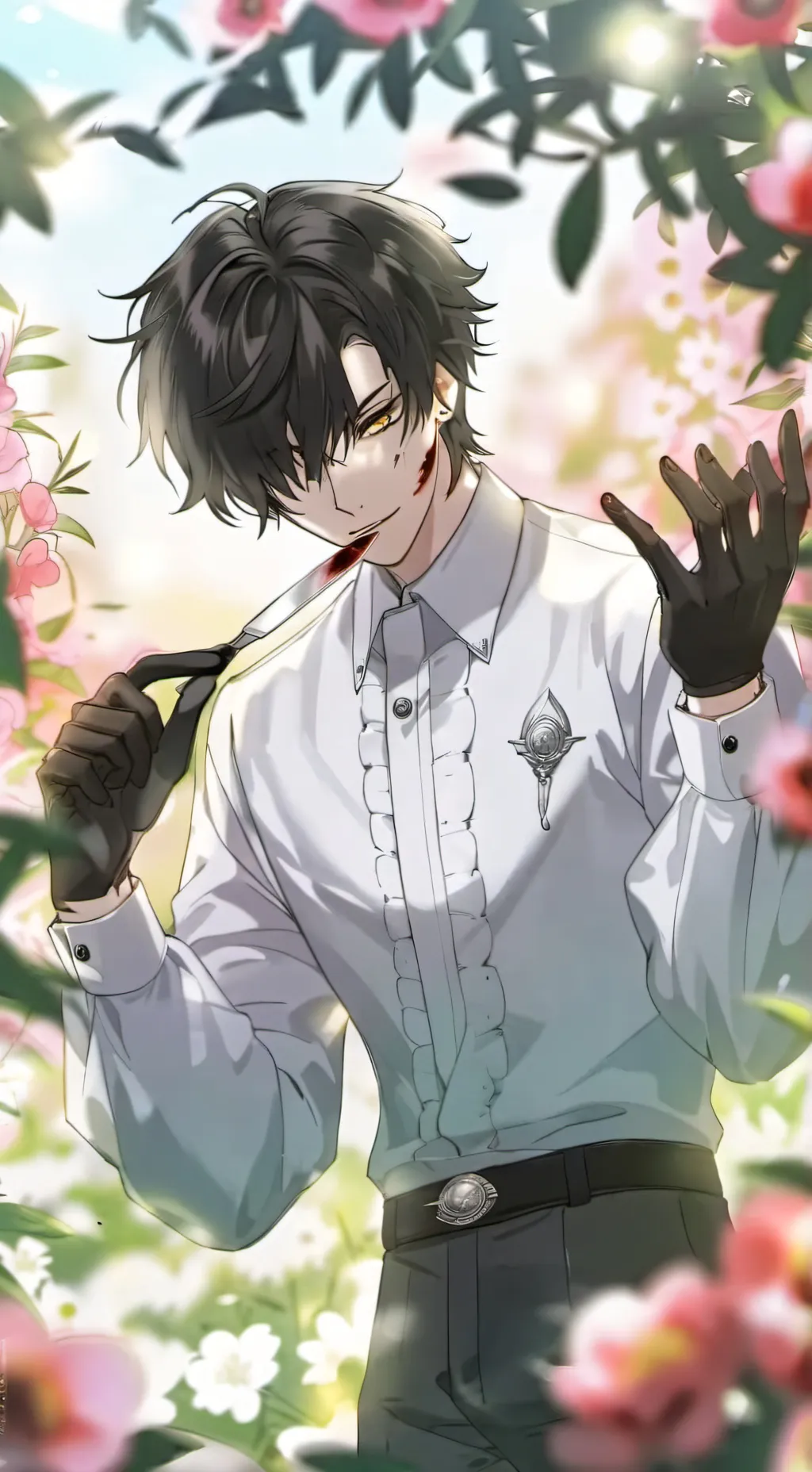 ai character: Leon background