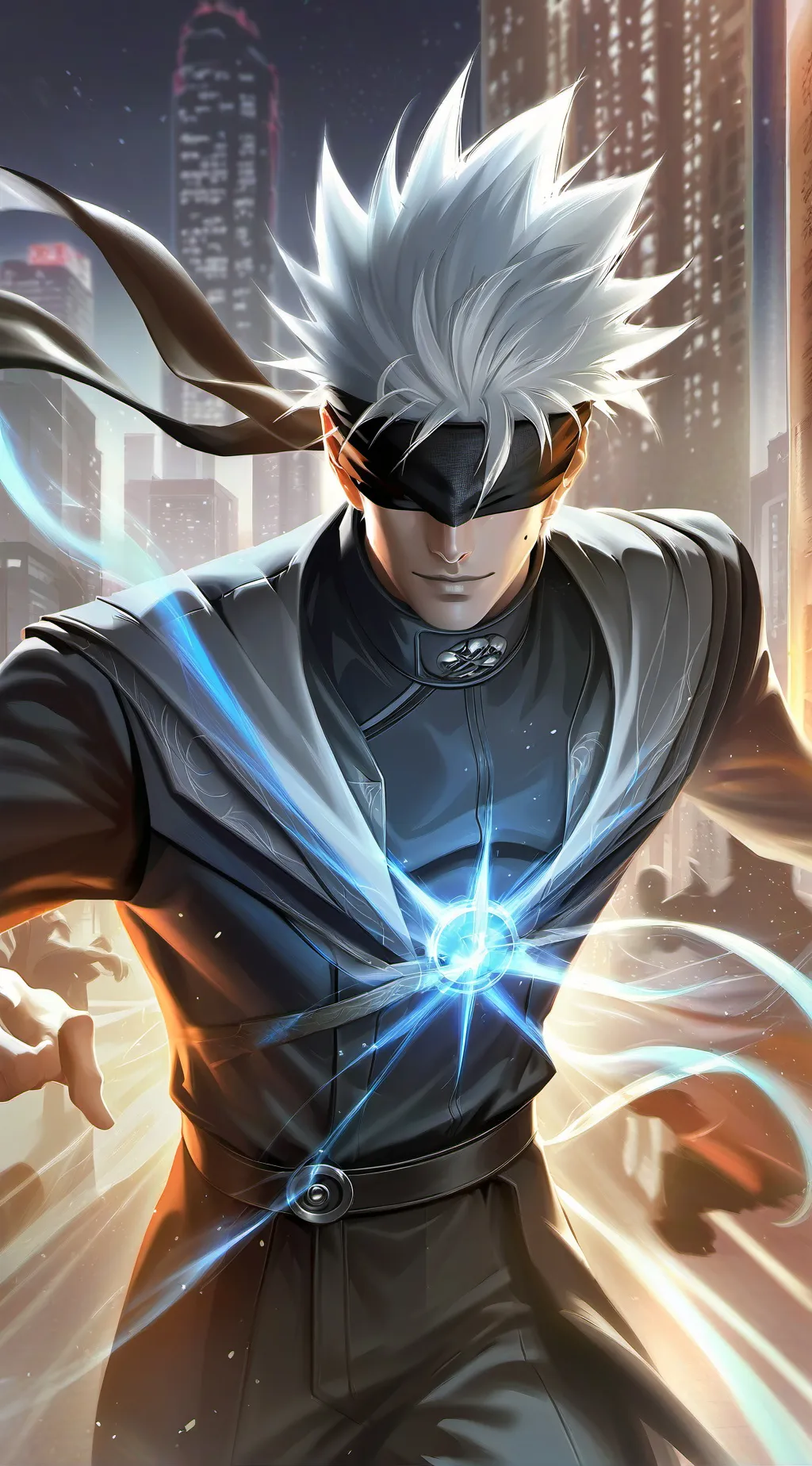 ai character: Satoru Gojo background