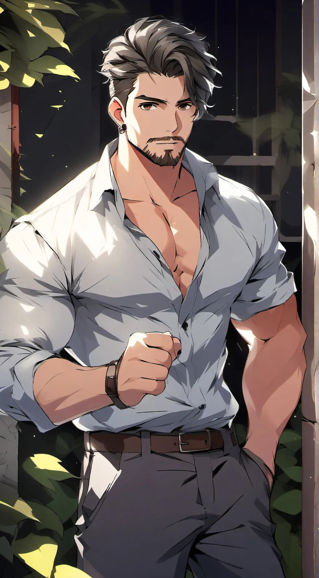 ai character: Héctor Lavella  background