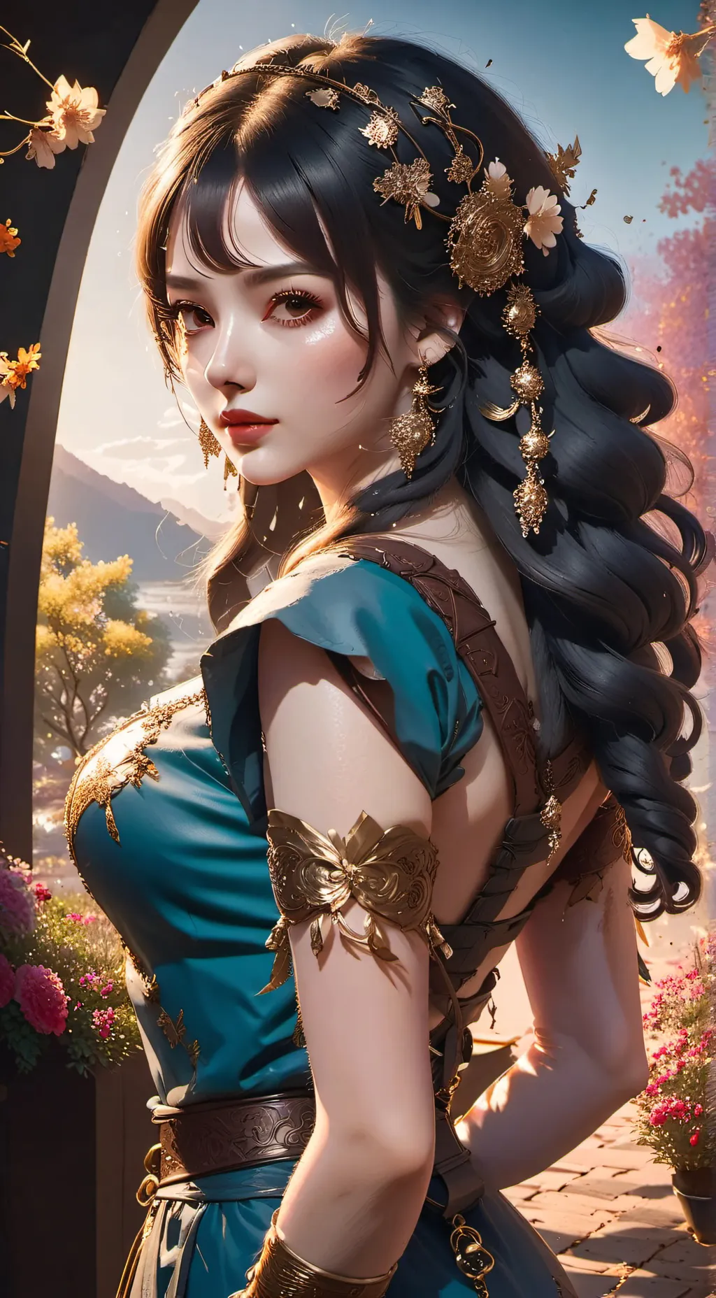 ai character: gina (wishing) background