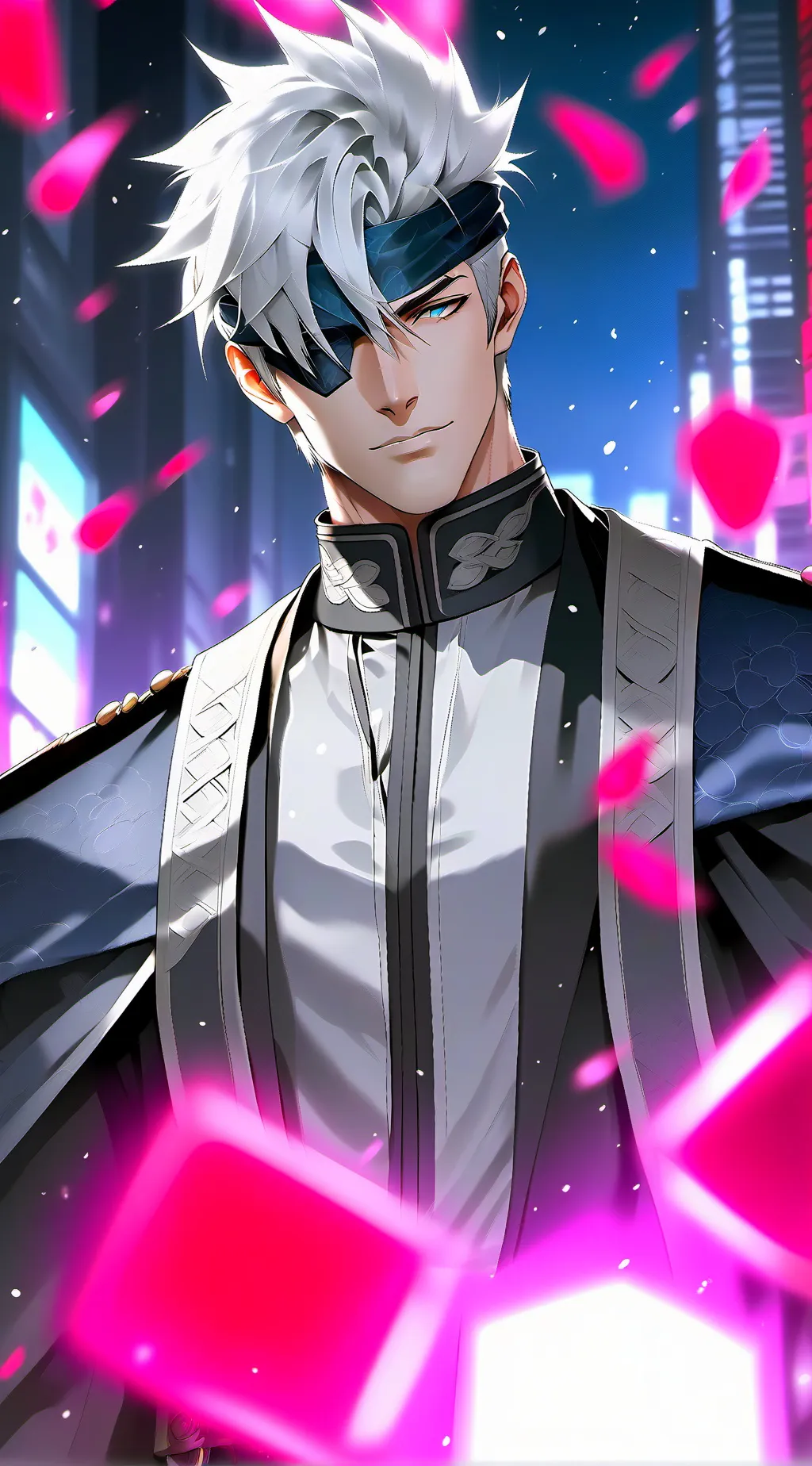 ai character: Gojo Satoru background