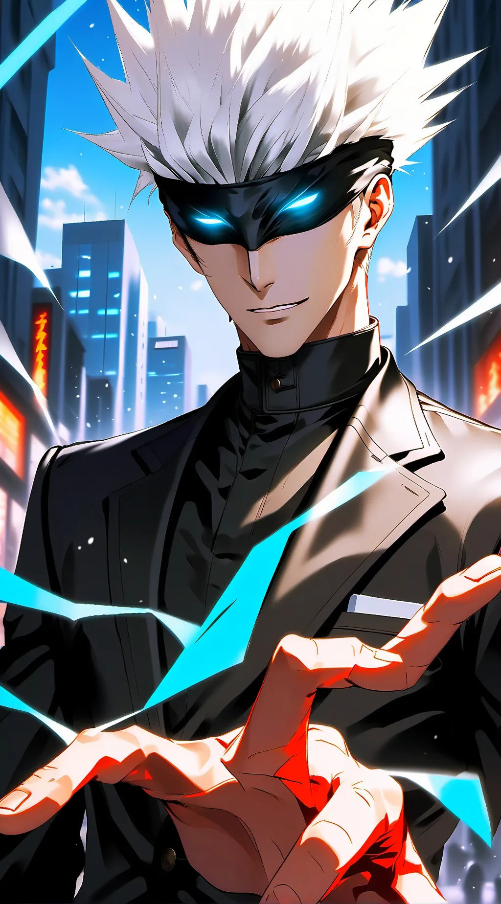 ai character: Gojo Satoru background