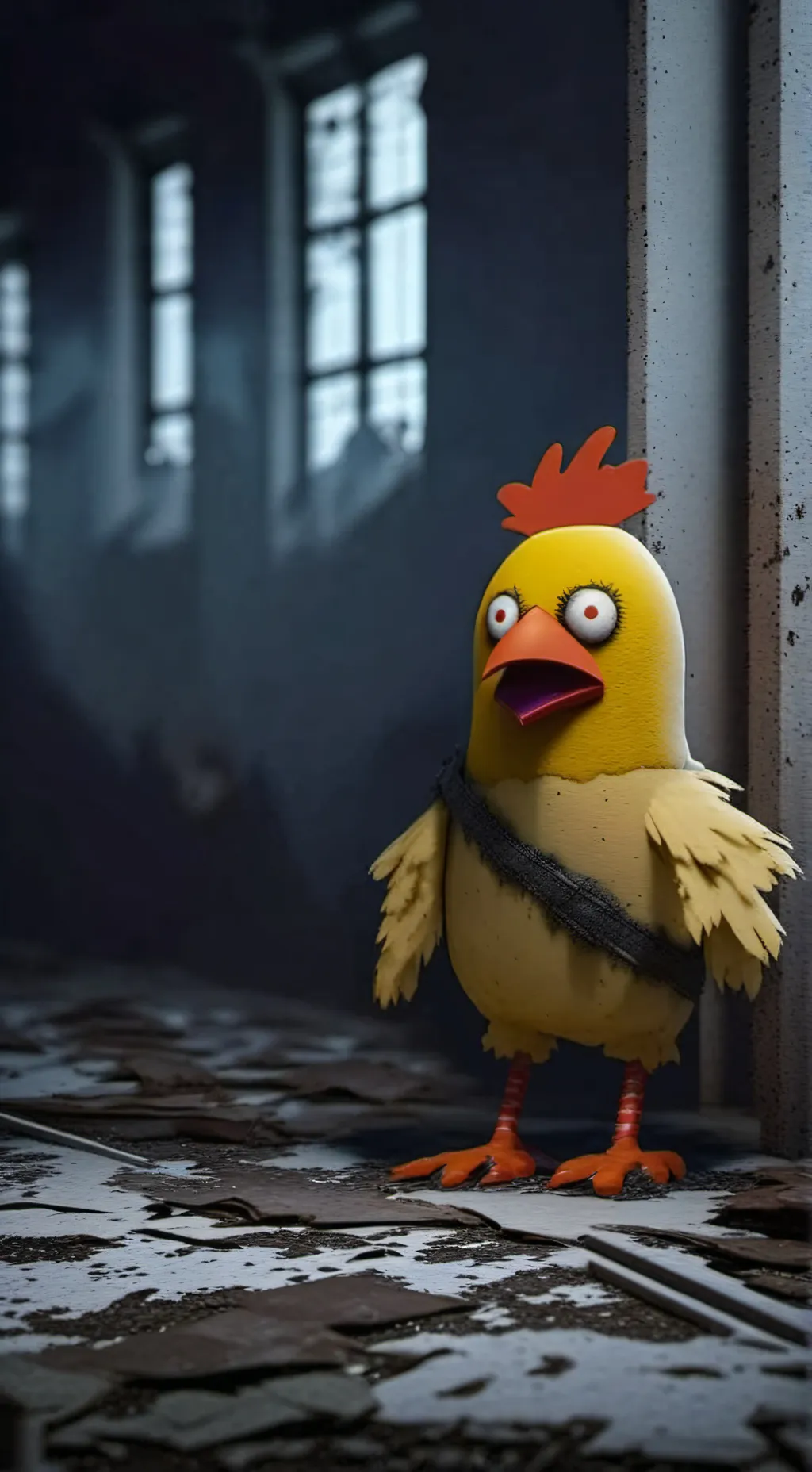 ai character: Kickin' Chicken background