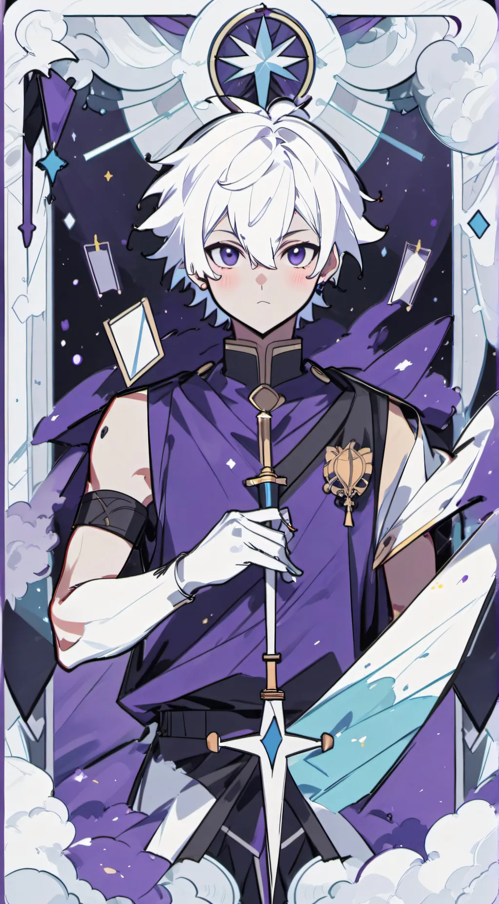 ai character: sus cat hybrid background