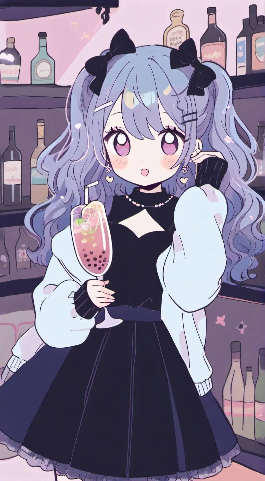 ai character: Hh birthday  background