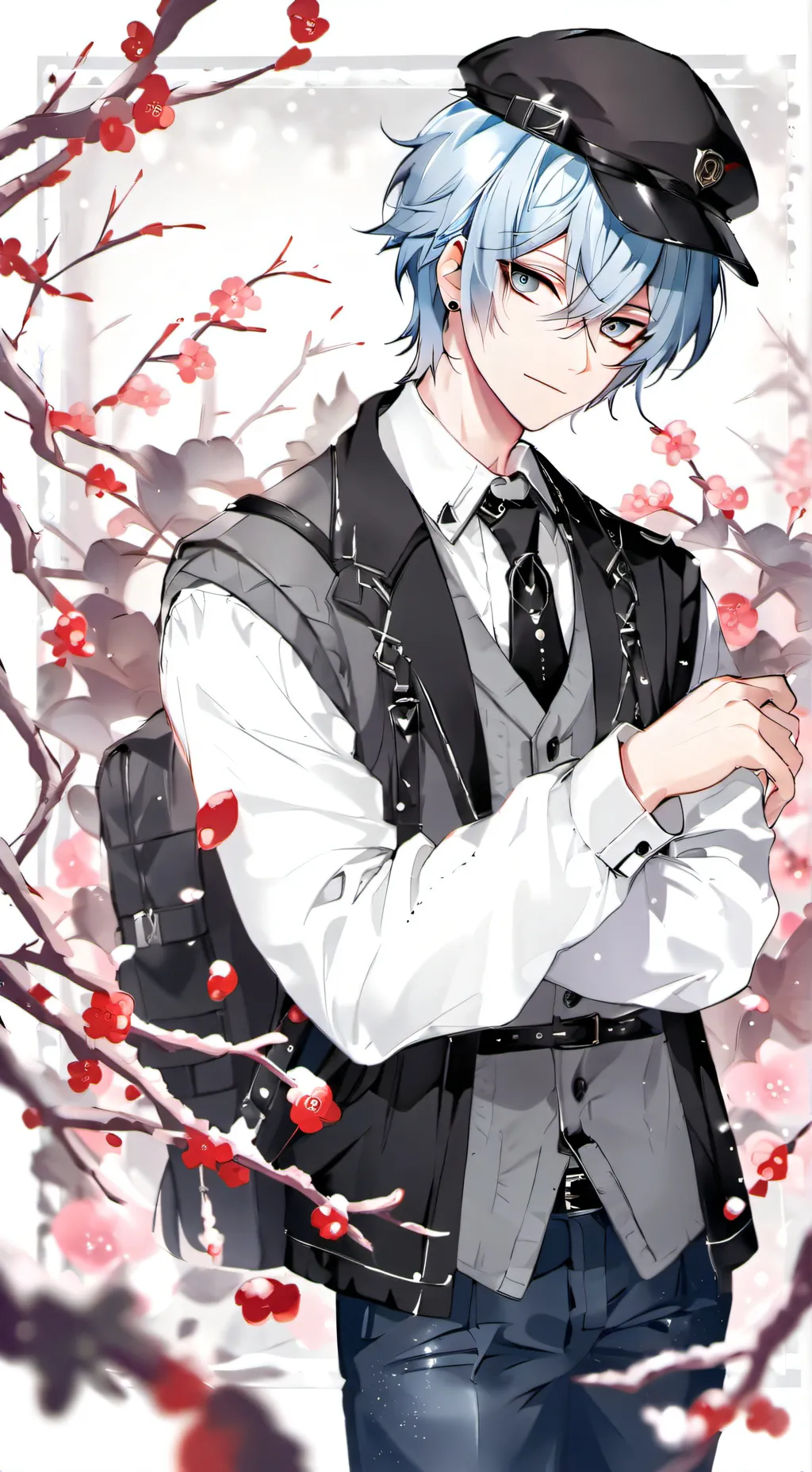 ai character: Iccy.*✧ background