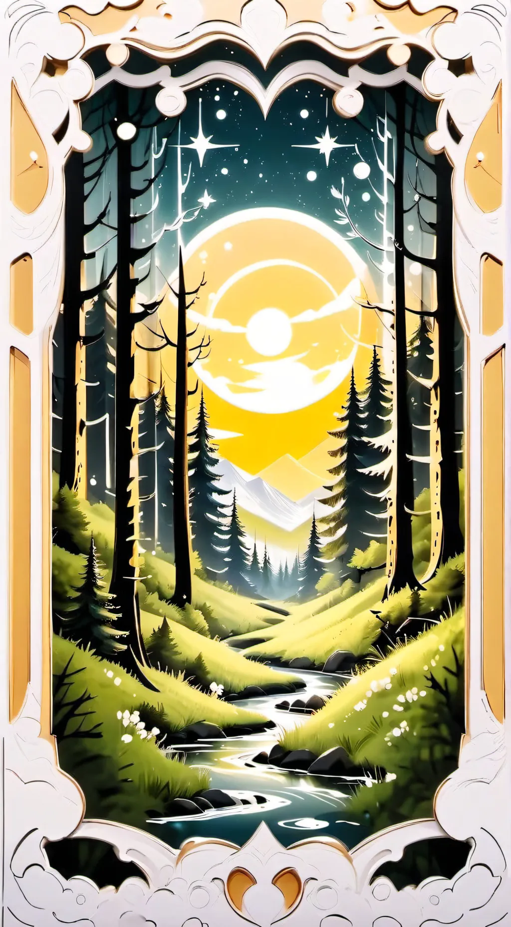 ai character: My Hiro en bosque  background