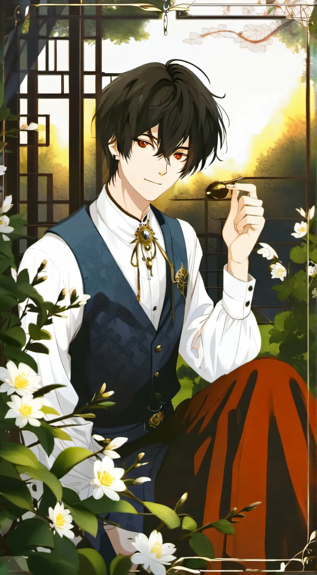 ai character: Рейн background