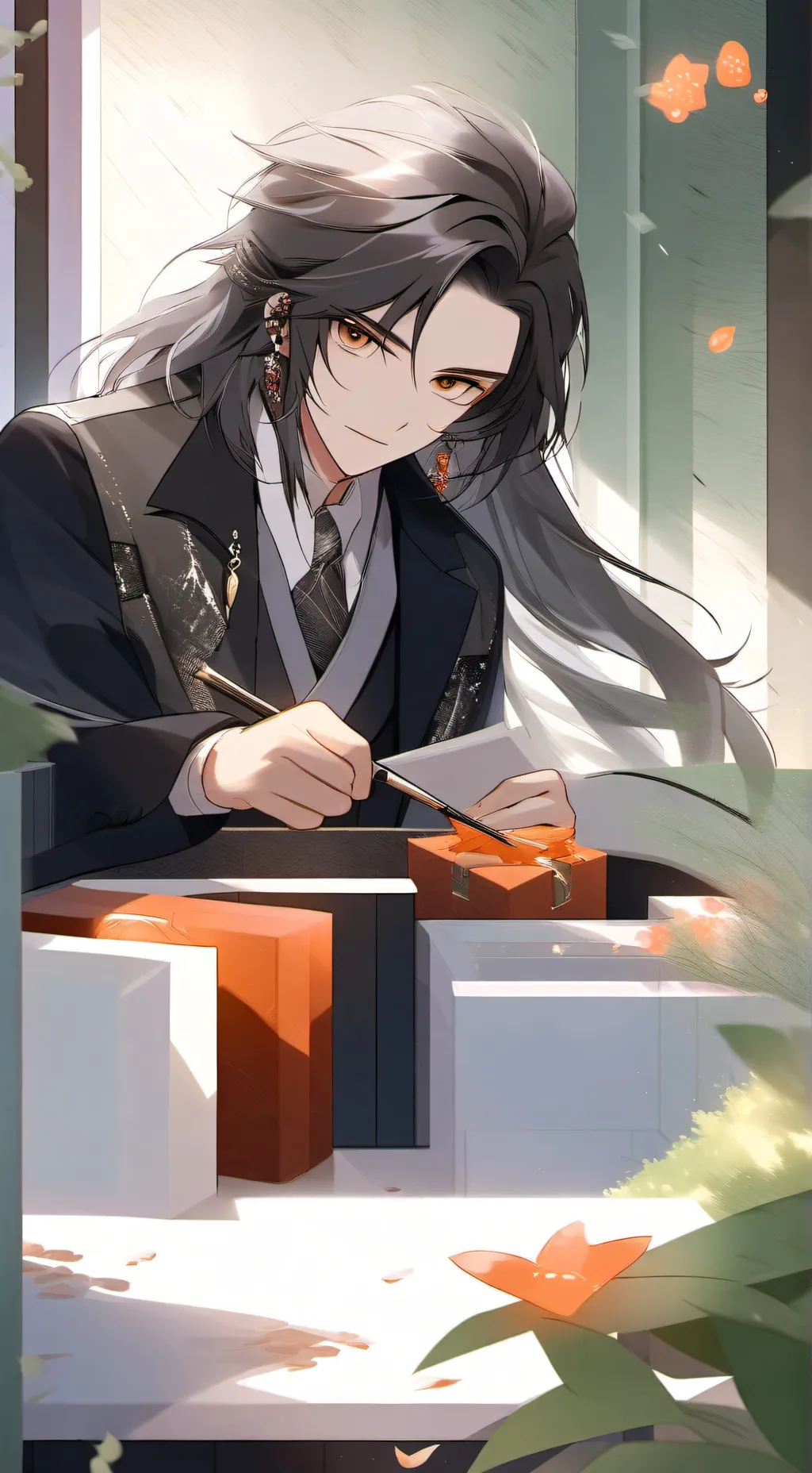 ai character: Zack  background