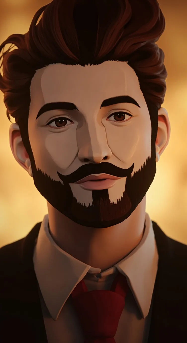 ai character: Mart but Different background