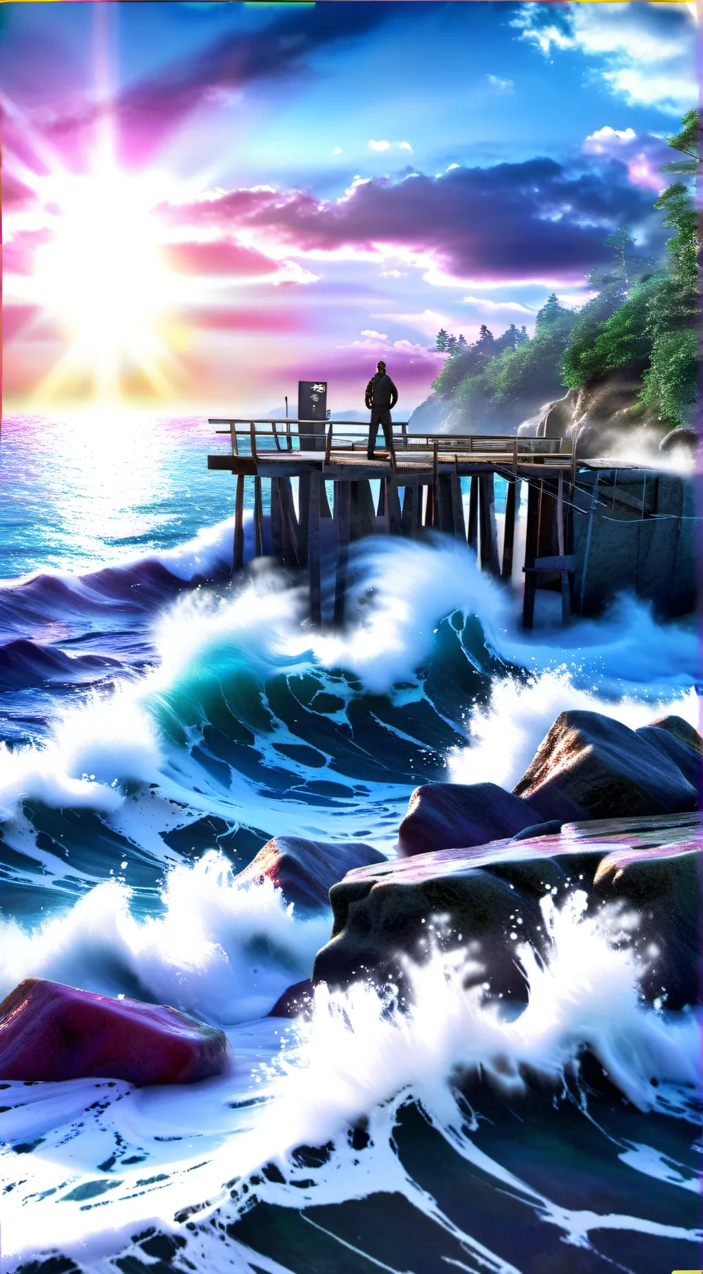 ai character: The Coastal Crusader background