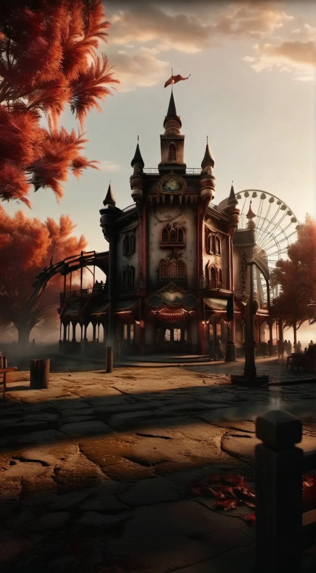 ai character: death park 2 background