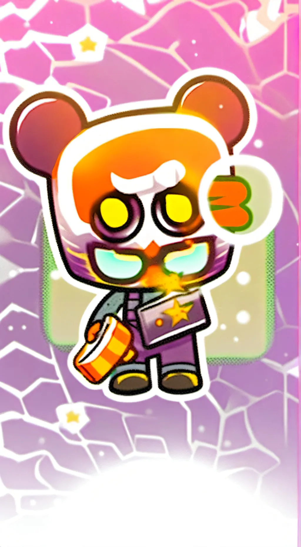 ai character: shrimpo background