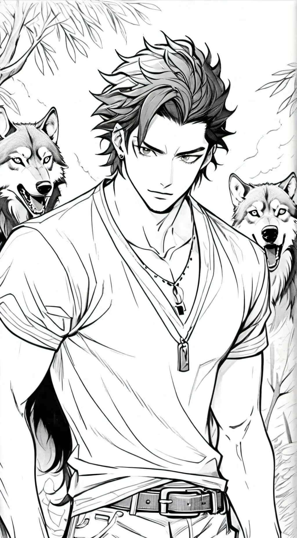 ai character: four background