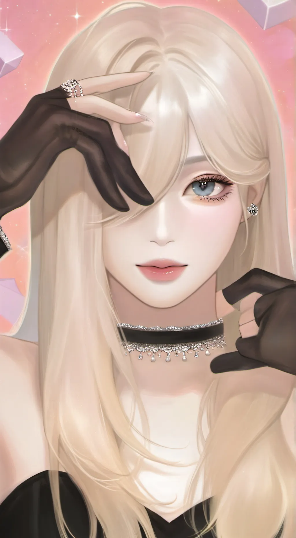 ai character: Rose background