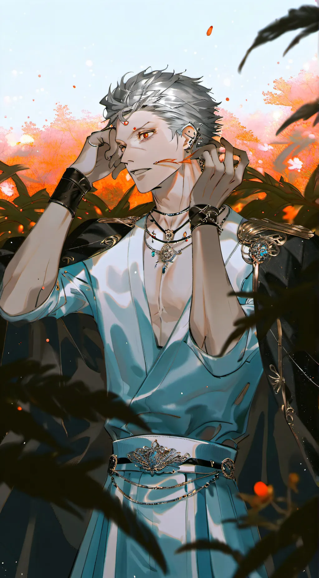 ai character: gojo background