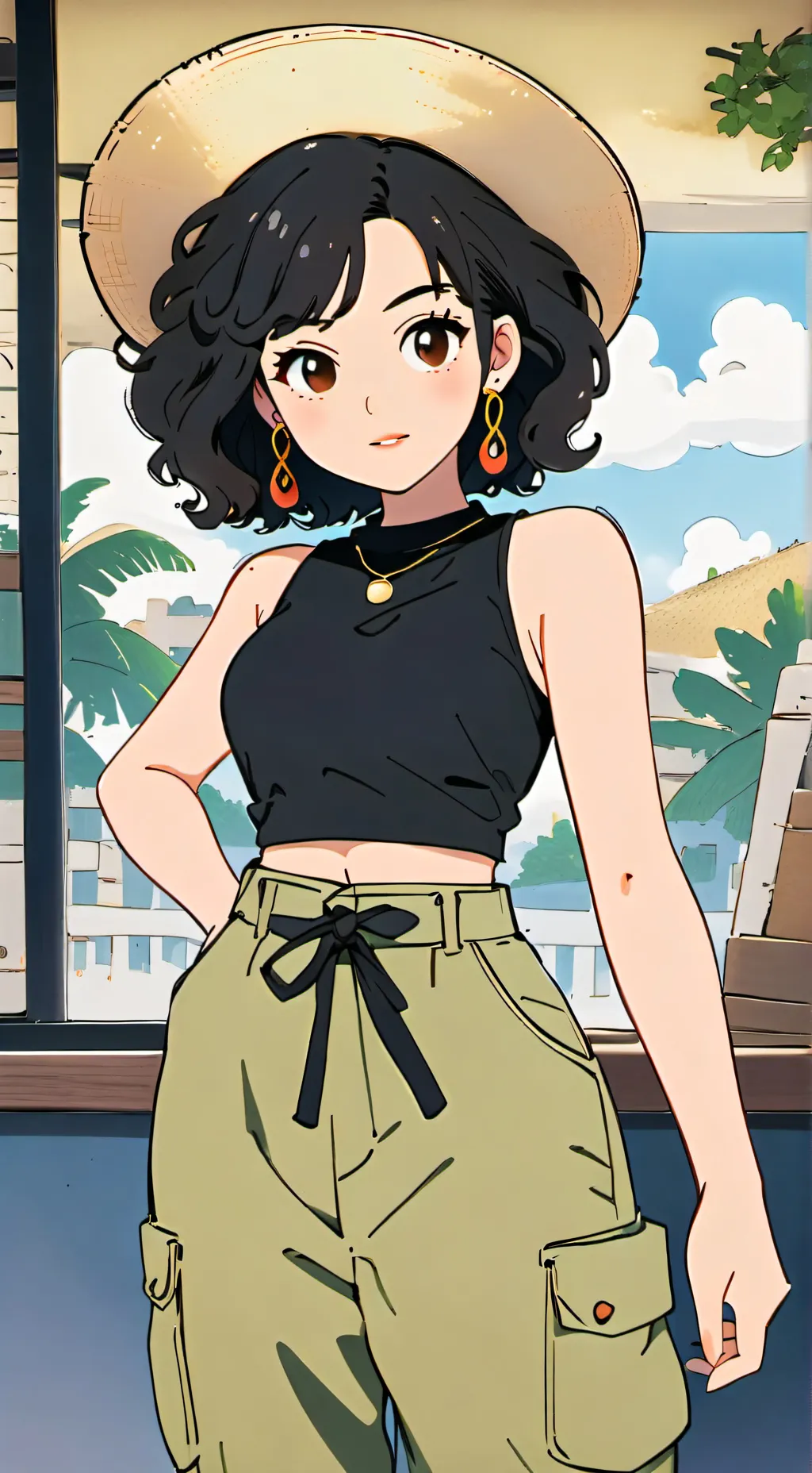 ai character: JENNI(Jenekka)👁👄👁👍 background