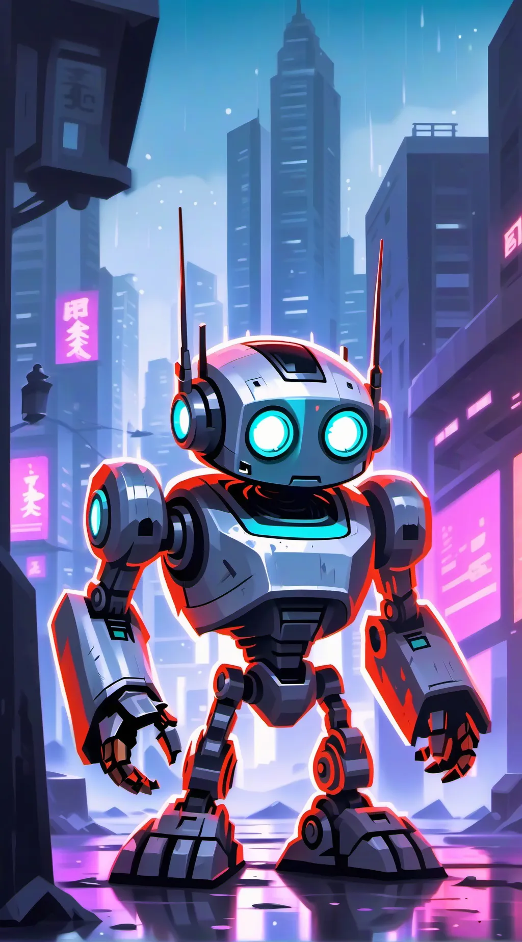 ai character: TLK-456-R background