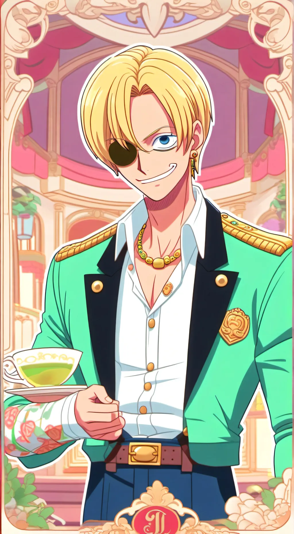 ai character: sanji background