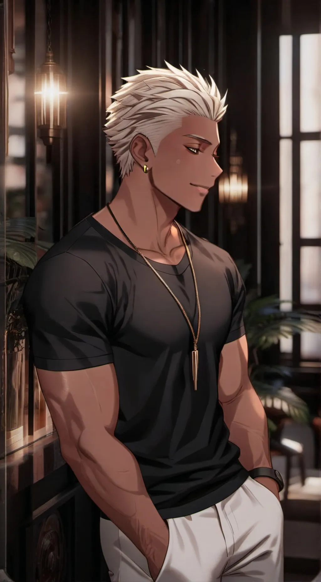 ai character: Erick  background