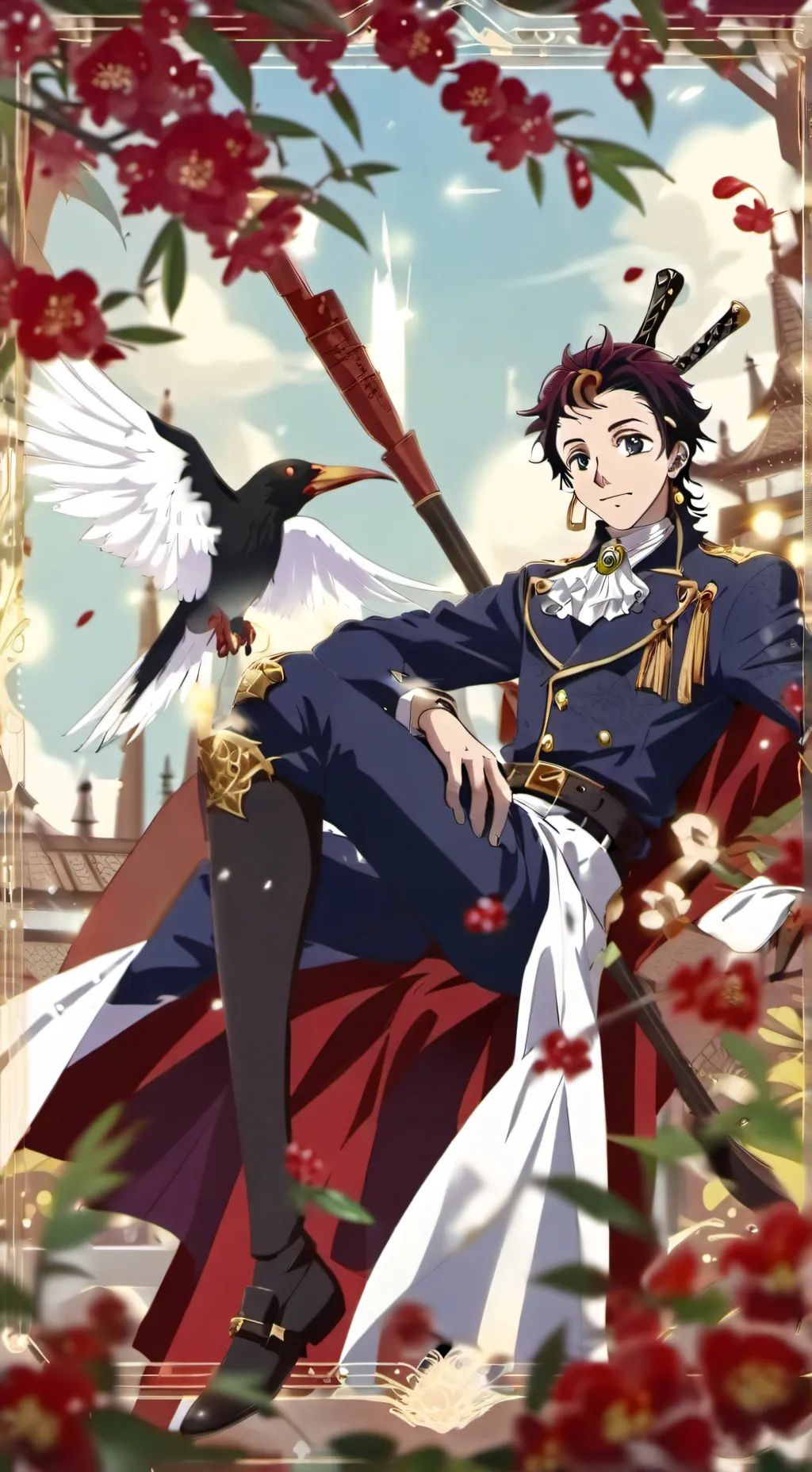 ai character: Танжиро background