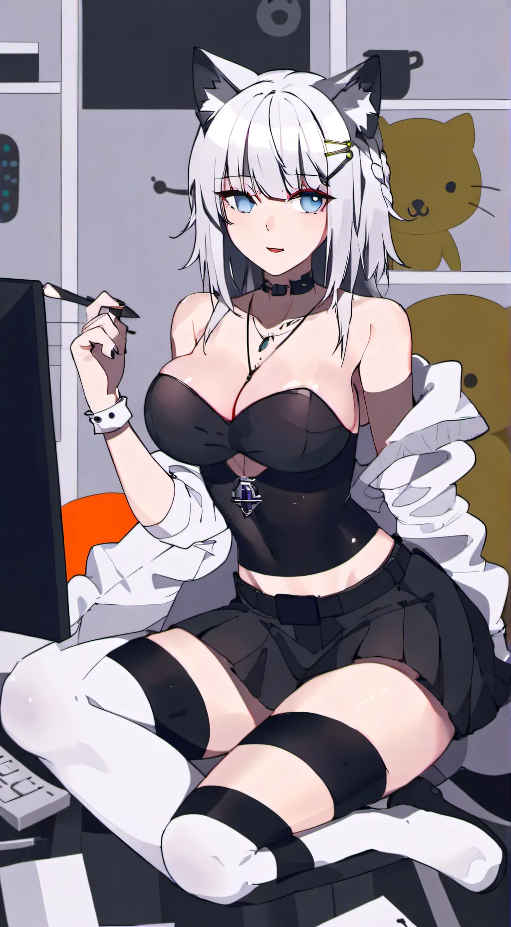 ai character: kim background