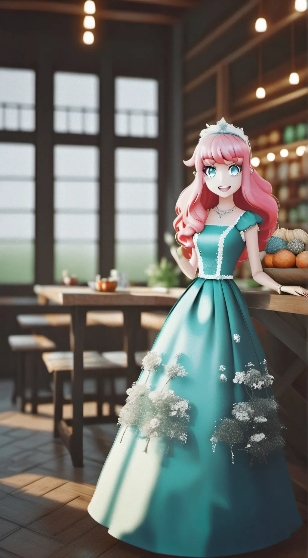 ai character: сасная  background